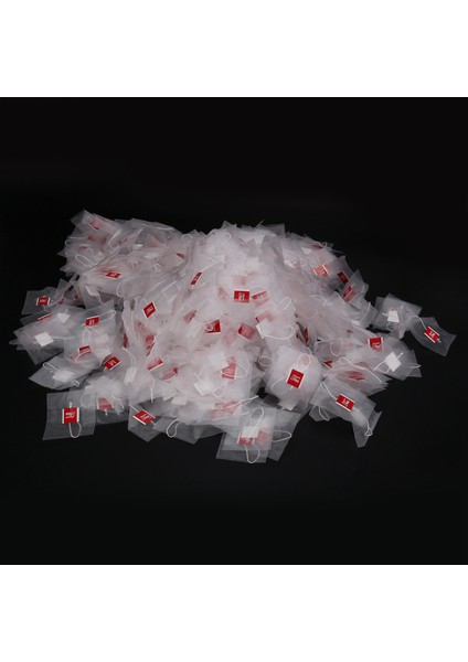 1000PCS5 5 x 7cm Piramit Çay Poşeti Filtresi Naylon Çay Poşeti Tek Dize Etiketi Şeffaf Boş Çay Poşeti (Yurt Dışından) fiyatları