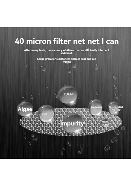 Tüm Ev Merkezi Filtre 360 Derece Evrensel Dönen Valf Filtresi Yeniden Kullanılabilir Tortu Su Filtresi 6 Noktalı (Yurt Dışından)