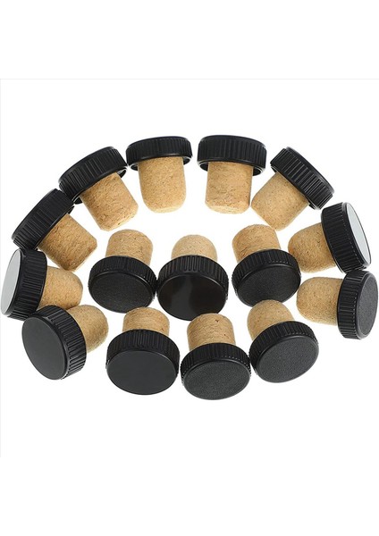 150X Cork Tapaları Cork Stoper Tatma Mantarlar T-Şekilli Şarap Mantarları Plastik Üst Ahşap Şarap Şişesi Tıpa (Yurt Dışından) fırsatları