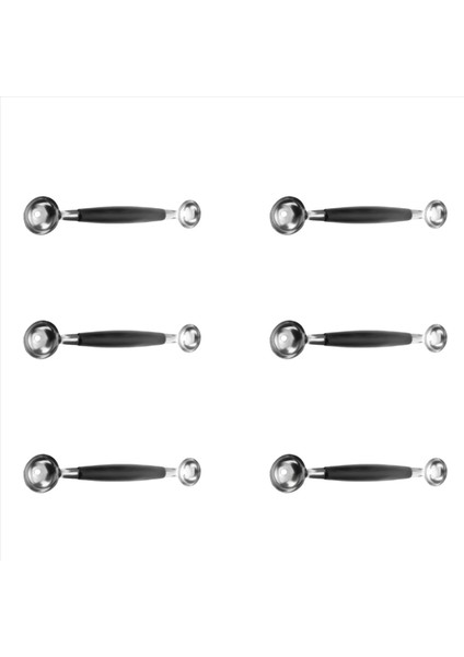 6x Çift Uçlu Başlı Meyve Icecream Top Kaşık Kavun Baller Parisienne Kepçe 30MM (Yurt Dışından)