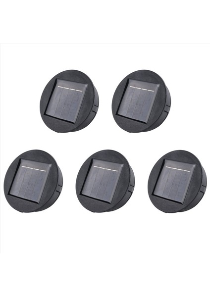 5x Akıllı Bahçe Güneş Powered Yedek Yuvarlak LED Işık Kutusu Güneş Pil Kutusu Güneş Hücreleri Poli Li-Ion Pil Şarj Cihazı (Yurt Dışından)