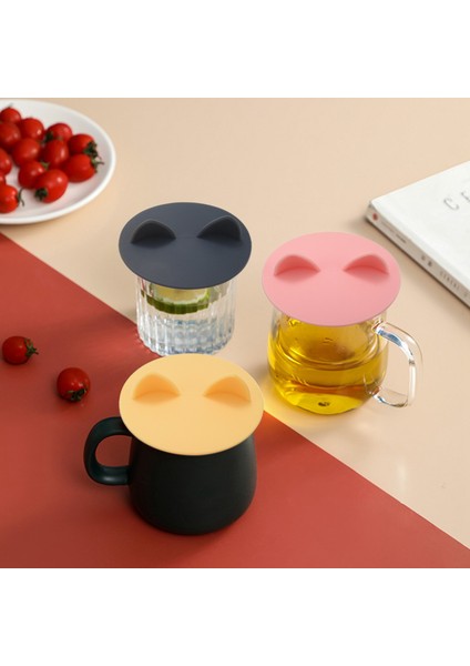 Cam Fincan Kapağı 6 Adet Kedi Kulak Silikon Anti Toz Bardak Kapaklar Çay Kupa Topper Kapak Kahve Fincanı Için Içecekler Için Kapaklar (Yurt Dışından) modelleri