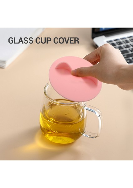 Cam Fincan Kapağı 6 Adet Kedi Kulak Silikon Anti Toz Bardak Kapaklar Çay Kupa Topper Kapak Kahve Fincanı Için Içecekler Için Kapaklar (Yurt Dışından) fırsatları