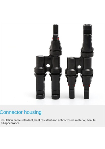 Güneş Fotovoltaik Konnektör T-Tipi Üç Yollu Paralel Seri Konektör Güneş Panel Modülü Su Geçirmez Fiş (Yurt Dışından) fiyatları