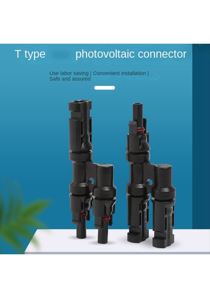 Güneş Fotovoltaik Konnektör T-Tipi Üç Yollu Paralel Seri Konektör Güneş Panel Modülü Su Geçirmez Fiş (Yurt Dışından) fırsatları