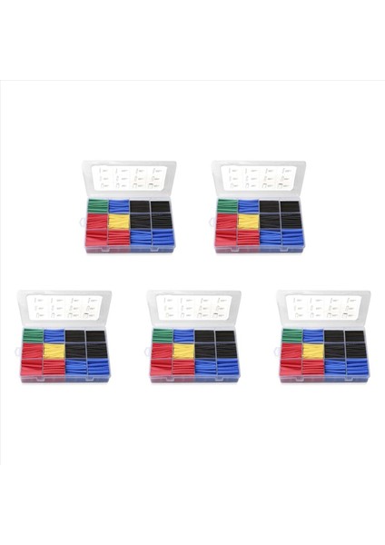 2800 Pcs Isı Büzülme Tüp Yalıtımı Büzülebilir Tüp Araç Çeşitli Elektrik Kablosu (Yurt Dışından)