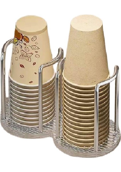 Kağıt Bardak Dağıtıcı Fincan Tutucu Fincan Organizatör Depolama Parti Fincanı Dağıtıcı Ağız Yıkama Durulama Fincan Depolama Tutucusu 23X13CM B (Yurt Dışından)