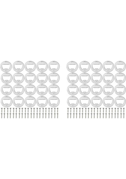 Şişe Açıcı Ekleme Kiti 40 Set Dıy Keychaın Bire Sizin (Yurt Dışından)