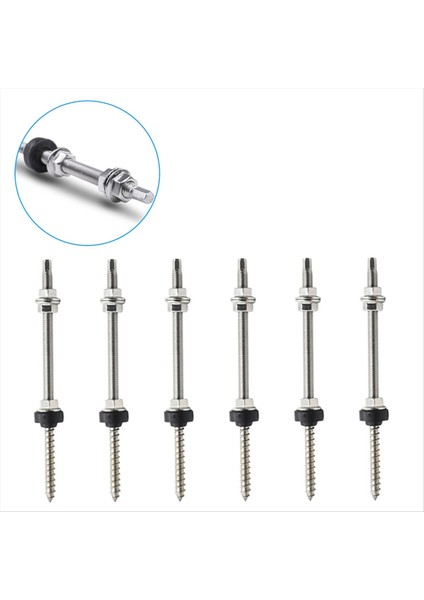 25CM Güneş Askı Cıvataları Güneş Paneli Çatı Montaj Vidaları M10 Güneş Pv Panel Montaj Braketi Sabitleme Için Güneş Paneli 6pc (Yurt Dışından) indirimleri