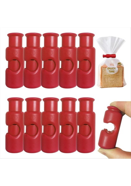 24 Adet Çanta Klipsleri Atıştırmalık Ekmek Sızdırmazlık Klips Sıkın ve Yemek Için Ekmek Torbası Klipsleri Plastik Torba Klips (Yurt Dışından) fiyatları