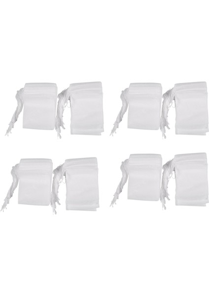 400 Pcs Tek Kullanımlık Boş Çay Poşeti Ip Isı Mühür Filtre Kağıdı (Yurt Dışından)