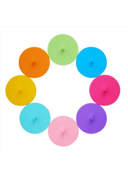 Silikon Kupa Kapakları Damla Kupa Kapak 24 Set Anti Tüttü Hava Etki Mühür Kupa Kapak Silikon Içecek Kapakları Sıcak Kupa Kapakları (Yurt Dışından) fiyatları