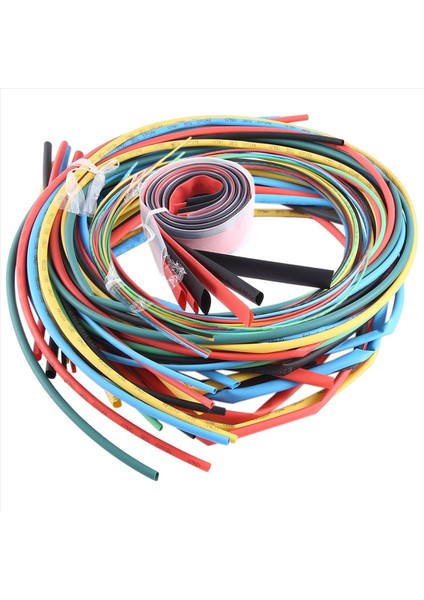 55M/KIT Isı Büzülme Tüpü 11 Boyutlar Renkli Tüp Kilecilik Tel Kablosu 6 Renk (Yurt Dışından) modelleri