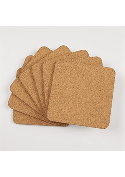 24 Adet Süblimasyon Kare Coaster Blanklar Toplu Mdf Boşaltma Bükücü Cork Bardak Altlıkları Boş Mdf Bardak Altlıkları (Yurt Dışından) fiyatları