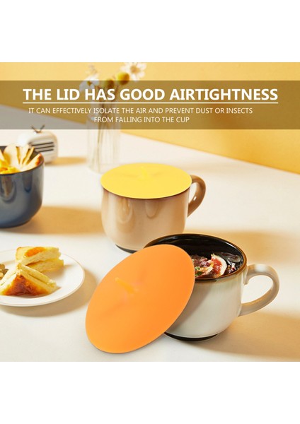 Silikon Kupa Kapakları Damla Kupa Kapak 8 Set Anti Tüttü Hava Etki Mühür Kupa Kapak Silikon Içecek Kapakları Sıcak Kupa Kapakları (Yurt Dışından) modelleri