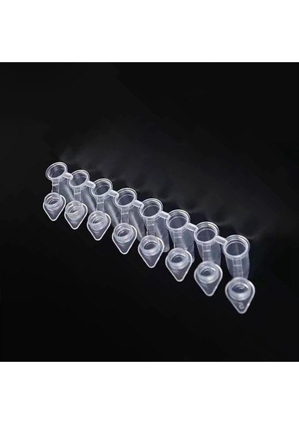 Pcr Tüpleri-0 2ml Pcr Tüpleri Ince Duvar 8 Şeritli Pcr Tüpleri Yüzlenmiş Düz Kapaklara Sahip (125 Şerit/kutu) (Yurt Dışından) indirimleri