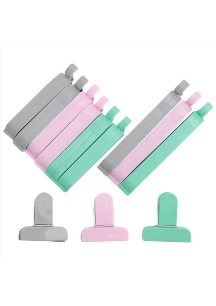 12 Adet Sızdırmazlık Çipleri Gıda Çantası Depolama Klipsleri Atıştırmalık ve Çay Poşetleri Için Renkli Sandviç Mutfak Klipleri Patates Cipsleri Sturdy (Yurt Dışından) fırsatları