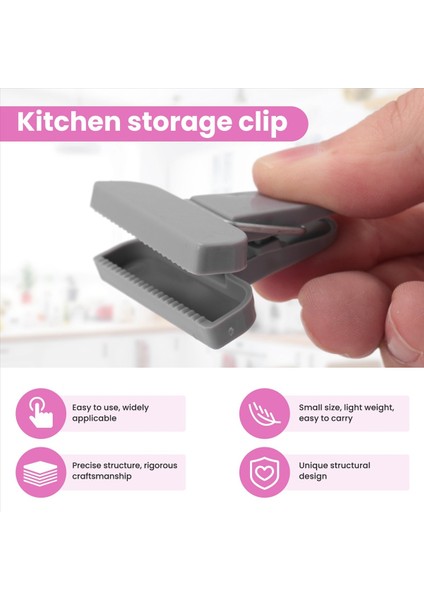 12 Adet Sızdırmazlık Çipleri Gıda Çantası Depolama Klipsleri Atıştırmalık ve Çay Poşetleri Için Renkli Sandviç Mutfak Klipleri Patates Cipsleri Sturdy (Yurt Dışından) indirimleri