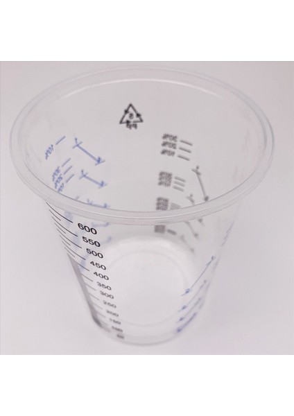 40PCS Plastik Tek Kullanımlık Boya Karıştırma Kupası Ölçümler Reçine Epoksi Için Cups 600ML (Yurt Dışından) indirimleri