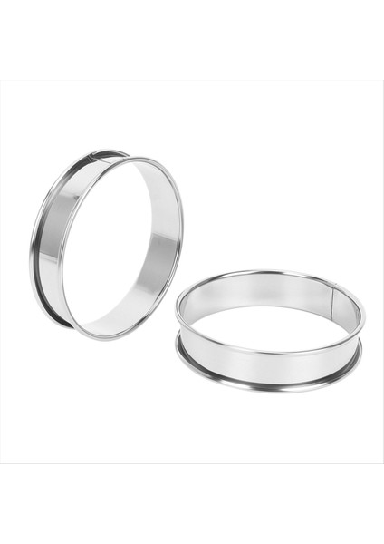 18 Adet Yuvarlak Kek Halkası Kalıp Paslanmaz Çelik Çörek Tart Halkaları Kalıplar Çift Haddelenmiş Crumpet Dairesel Hamur Işi (Yurt Dışından) indirimleri