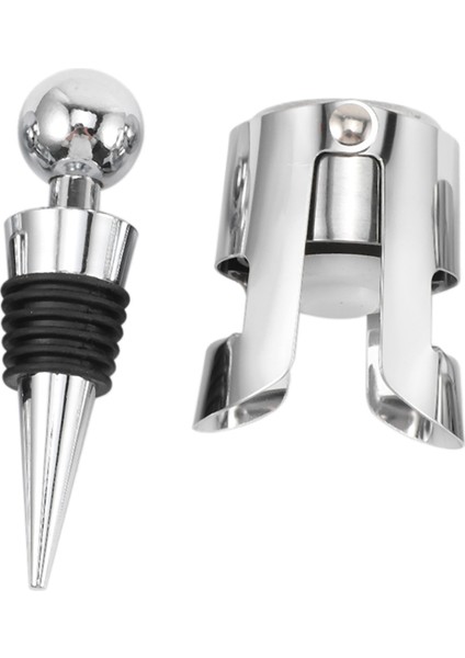 Şarap Şişe Durdurucu 5 Adet Vakum Sızdırmazlık Mühür Koruyucu Paslanmaz Çelik Plastik Şarap Mantarları Şarap Koleksiyonu (Yurt Dışından)