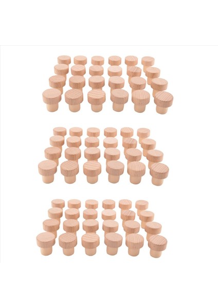 72PC Şarap Şişesi Eşekler T Şekilli Cork Tapaları Şarap Cork Şarap Tıpası Yeniden Kullanılabilir Şarap Mantıkları Ahşap ve Kauçuk Şarap Tıpa (Yurt Dışından)