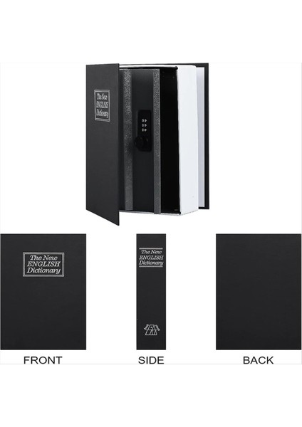 Kombinasyon Kilidi Gizli Gizli Metal Kilit Kutusu Para Saklama Kutusu Piggy Bank (L) (Yurt Dışından) fırsatları