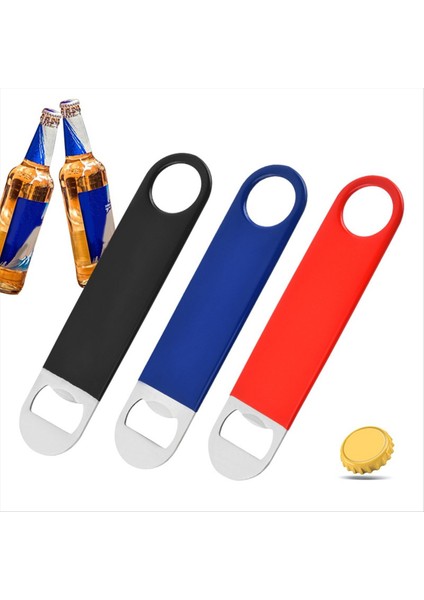 3 Paket Ağır Hizmet Tipi Paslanmaz Çelik Düz Şişe Açıcı Sağlam ve Dayanıklı Bira Açıcıları Kırmızı Siyah Yeşil 7 Inç (Yurt Dışından) fiyatları