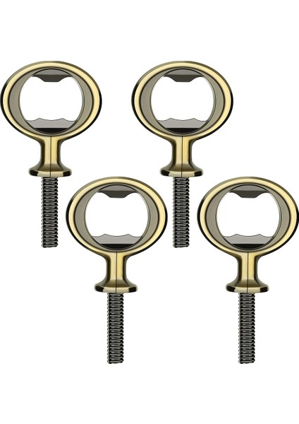 Şişe Açıcı Boş Diy Bira Şişe Açıcı Paslanmaz Çelik Düz Şişe Açıcı Ekler Dişli Bira Açıcı 4pc Bronz (Yurt Dışından)