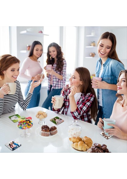 24PCS Süblimasyon Bardak Altlıkları Mdf Arka Isı Transfer Bardak Altlıkları Ahşap Donakta Bardak Altlıkları Boş (Yurt Dışından) indirimleri