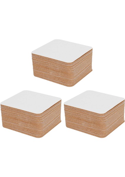 Kendinden Yapışkanlı Bardak Altlıkları Cork Paspaslar ve Diy El Sanatları Malzemeleri Için Cork Destek Tabakaları (150 Kare) (Yurt Dışından)