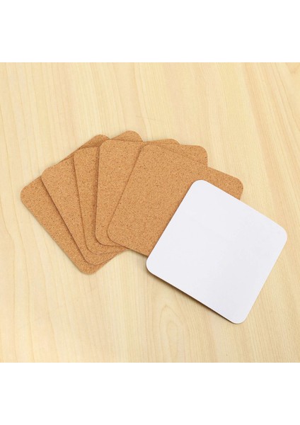 Kendinden Yapışkanlı Bardak Altlıkları Cork Paspaslar ve Diy El Sanatları Malzemeleri Için Cork Destek Tabakaları (150 Kare) (Yurt Dışından) fırsatları