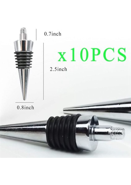 10 Adet Iplik Şarap Şişeleri Metal Tıpa Seti Boş Şişeler Düğün Şarap Partisi Için Ler (Yurt Dışından) fiyatları