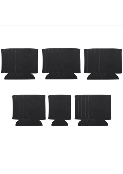 Toplu Teneke Kutu Soğutucular (25 Paket) Boş Köpük Kollar Soda Bira Su Şişeleri (Siyah) Için Düz Yumuşak Yalıtılmış Boşluklar (Yurt Dışından) fiyatları