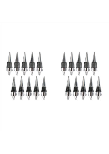 20 Adet Iplik Şarap Şişeleri Metal Tıpa Seti Boş Şişeler Düğün Şarap Partisi Için Ler (Yurt Dışından)