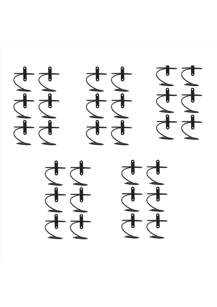 30 Duvara Monte Şarap Rafları Paket - Vidalı Kırmızı Şarap Şişesi Ekran Tutucu Metal Asılı Şarap Rafı Organizatör (Yurt Dışından)