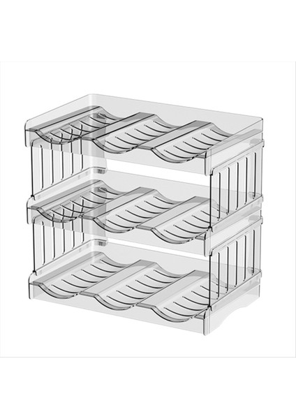 Kupa Aksesuarları Için Dolap Için Tutlu Istiflenebilir Kupa Organizatörü ile 40 Oz Bardak Için Su Şişesi Organizatörü 3 Kat (Yurt Dışından)