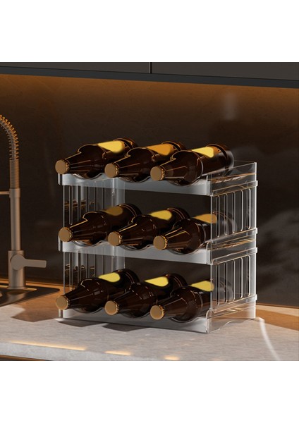 Kupa Aksesuarları Için Dolap Için Tutlu Istiflenebilir Kupa Organizatörü ile 40 Oz Bardak Için Su Şişesi Organizatörü 3 Kat (Yurt Dışından) modelleri