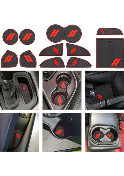 2 Set Araç Aksesuarları 1 Set Astarlı Kapı Cep Pedini ve 1 Set Direksiyon Simidi Vardiyalı Kürek+Klima Anahtarı CD Düğmesi (Yurt Dışından) indirimleri