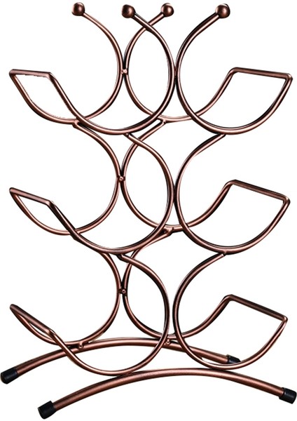 Şube Şekilli Raf Demir Sanat Şarap Ekran Rafı Ev Dekorasyon Tablosu Şarap Raf Şarap Şişesi Depolama Müstakil Tutucu (Yurt Dışından)