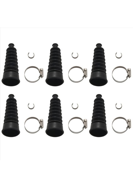 Mercruiser Alpha Bravo R Mr 1 Için 6x Vardiya Kablo Körük Kiti 74639A2&#39 Nin Yerini Alıyor (Yurt Dışından)