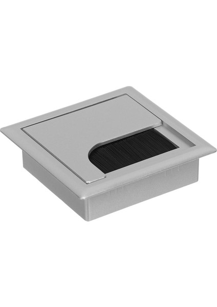 80X80 Ofis Masası Diş Pox Bilgisayar Tablo Telli Deliği Kapak Iplik Deliği Kare Fırça Kapak Plakası Gümüş 80X80 (Yurt Dışından) modelleri