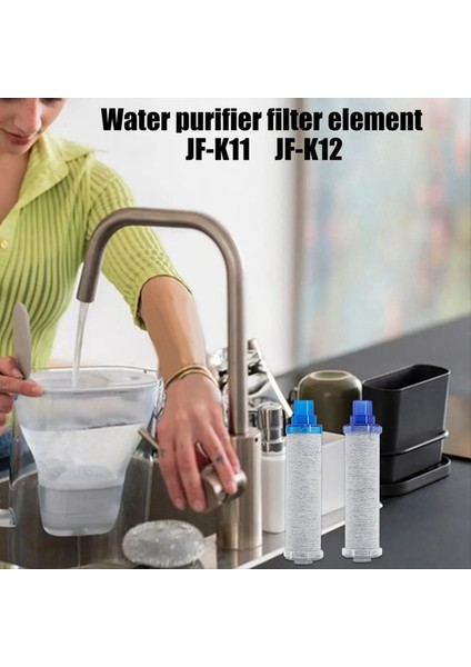 JF-K10 JF-K11 JF-K12 Filtre Elemanı Değiştirme Güvenli Etkili Filtrasyon Sistemi ile Uyumlu Su Arıtma Filtresi (Yurt Dışından) modelleri