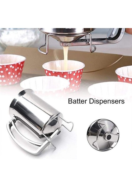 Un Dağıtıcı Un Hamur Dispenser Paslanmaz Çelik Pişirme Aleti Hamur Karıştırıcı Huni Ev Mutfak Pişirme (Yurt Dışından) fırsatları