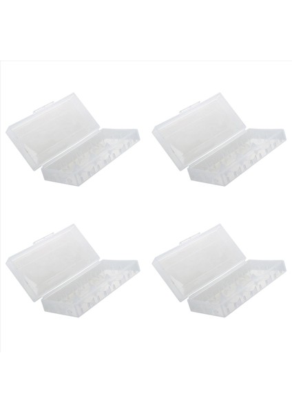 18650 Pil Şeffaf Pil Tutucusu Için 4x Kutu (Yurt Dışından)