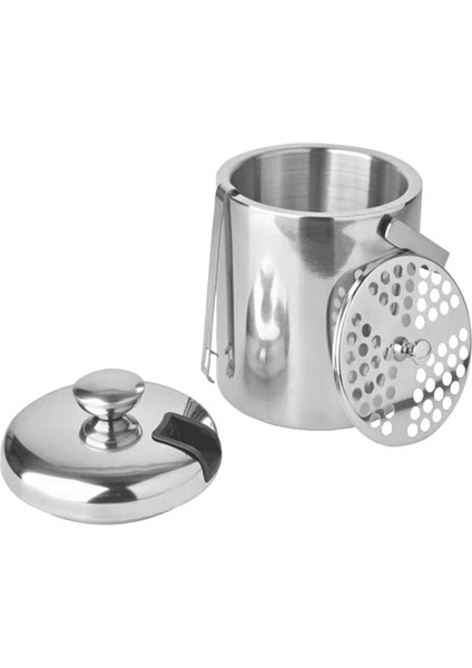 Yalıtılmış Buz Kovası Buz Maşaları ile Çift Duvarlı Buz Kovası ile Bölme Buz Küpü Kap Kovaları (Yurt Dışından)