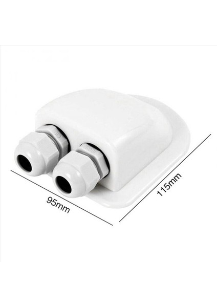 10X Çatı Teli Giriş Kutusu Güneş Paneli Kablo Karavan Karavan Teknesi-A (Yurt Dışından)