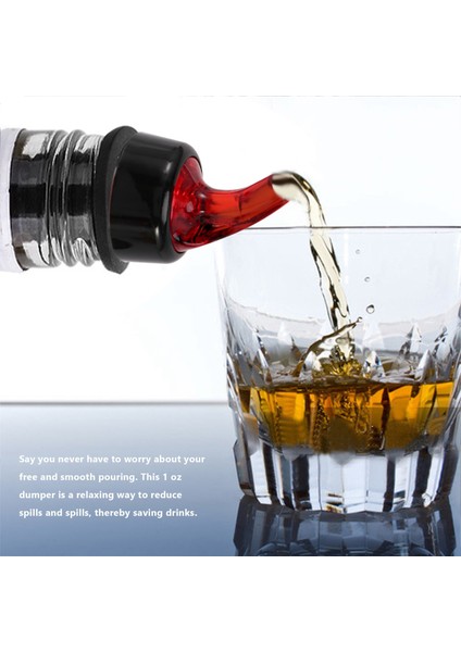 6 Pcs Likör Pourer Plastik Ölçülen Likör Dökücü Ölçüm Odası Pourer Pourer Spout Stopper Likör Şarabı Için (Yurt Dışından) modelleri