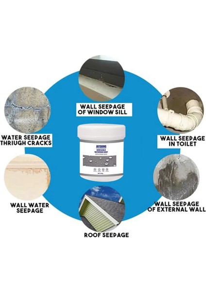 Jayinguing 2x Şeffaf Su Geçirmez Tutkal Artı Fırça Su Geçirmez Sızdır Yalıp Su Bazlı Sızdırmazlık Anti Sızma ile Fırça A Anti-Sızdır (Yurt Dışından) indirimleri