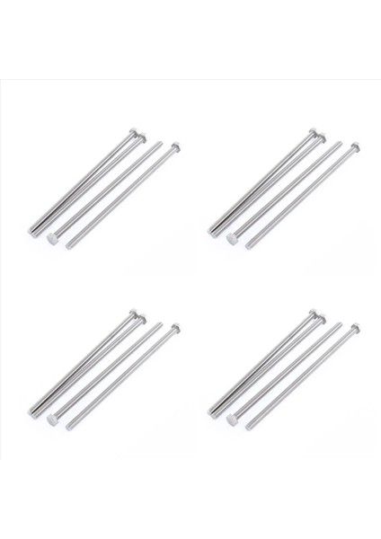 M6 x 150MM Tamamen Dişli Paslanmaz Çelik Altıgen Vidalı Cıvata 16 Adet (Yurt Dışından)